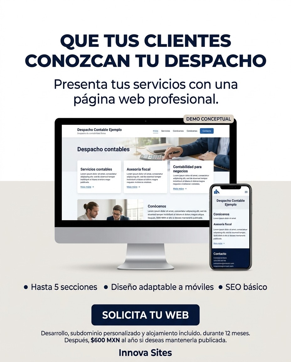 Anuncio: QUE TUS CLIENTES CONOZCAN TU DESPACHO
